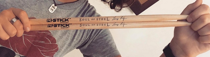 Lorenzo Chiafele drumsticks